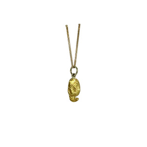 23kt Natural Gold Nugget Necklace: 23kt Natural Gold Nugget Pendant