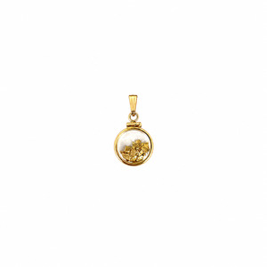 Medium Yellow Gold Filled Bezel Pendant