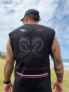 Wai-Tai Aotearoa Tipua Heavyweight Blackout Unisex Muscle