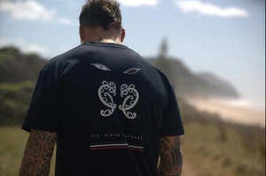 Wai-Tai Mens Navy Tipua Tee - Was $60