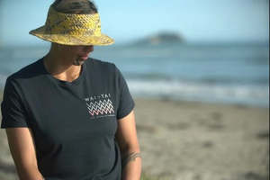 Wai-Tai Womens Navy Tipua Tee - was $60