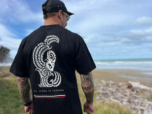 Adult T Shirts: Wai-Tai Aotearoa Taniwha Tee