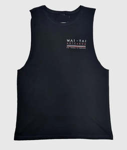 Wai-Tai Black Tohu Muscle Top - was $55
