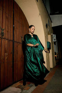 Clothing: Pīata Kaftan - Moko Green