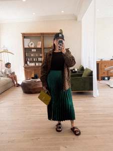 Best Selling: Pīata Pleated Skirt | Teal