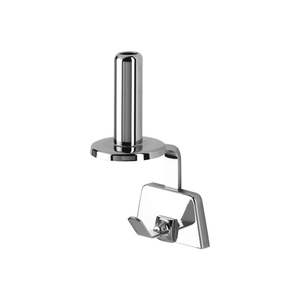 Geesa Hook and Spare Toiletroll Holder - Hotel Series