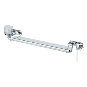 Geesa Glass Shelf + Tumbler + Toothbrush Combination - Hotel Series