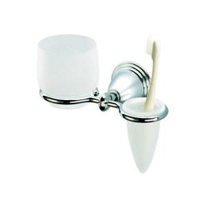 Montana Collection: Geesa Tumbler + Toothbrush Holder - Villa Style