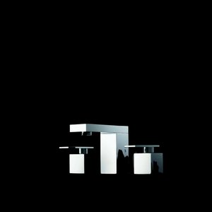 Basin Mixers Italy: Borma 3 Hole Basin Mixer with Pop-up Waste- Geometry Series