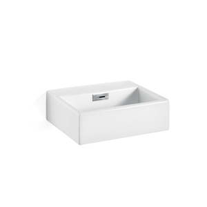 Lineabeta Compact Ceramic Square Basin, 42cm