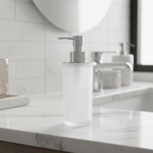 Lineabeta Satin Glass Soap Dispenser – Italy