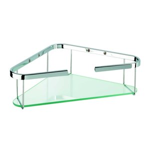 Geesa Deep Corner Glass Shelf - Hotel Series