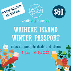 Frontpage: Waiheke Island Winter Passport Offer