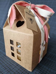 The Lantern Gift Box with Single Honey Jar & Queen Bee Tea Towel