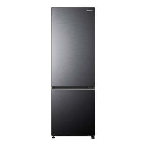 Bottom Mount Fridge: Panasonic 332L Stainless Fridge/Freezer