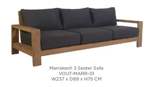 Marrakesh 3 Seater Outdoor Sofa