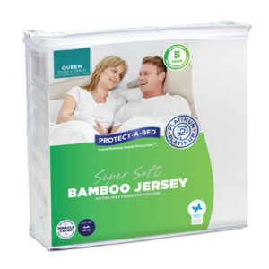 Mattress Protectors: Bamboo Jersey Waterproof Fitted Mattress by Protect-A-Bed