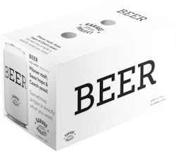Beer Cider: Garage Project Beer beer, 6 pack cans