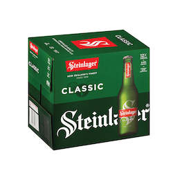 Beer Cider: Steinlager Classic 330ml bottles 12 pack