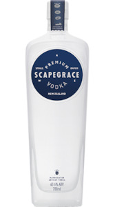 Vodka: Scapegrace Premium Vodka 700ml, New Zealand