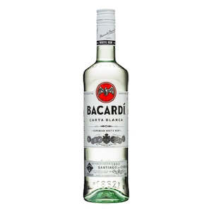 Bacardi White Rum 1L