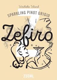Wine: Poderi Crisci "Zefiro" Sparkling Pinot Grigio Can (250ml)