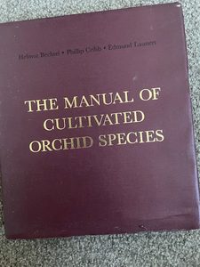 Products: The Manual of Cultivated Orchid Species, by Helmut Bechtel, Phillip Cribb & Edmund Launert