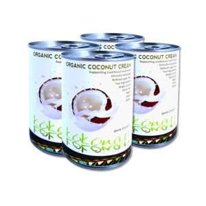 Sale: 400ml 4-Pack Organic Coconut Cream
