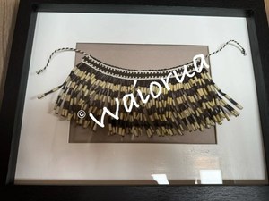 Products: Framed piupiu – Waiorua Maori Weaving