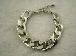 Products: Bracelet Rhodium Chains MSB0674