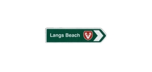 Magnet – Roadsign Langs Beach