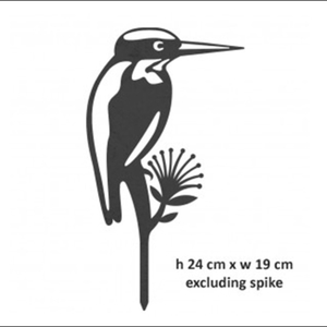 Garden Art Kingfisher Corten