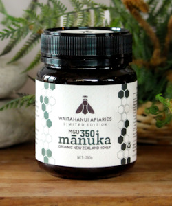 Raw Organic Honey: 350+MGO Certified Organic Raw Manuka Honey