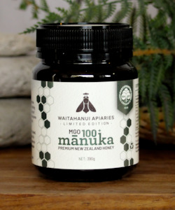 Raw Organic Honey: 100+MGO Certified Organic Raw Manuka Honey