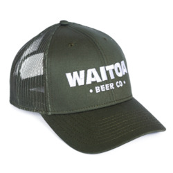 Merch: Waitoa Trucker Cap â Dark green