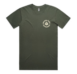 Waitoa Badge Tee â Mens, Dark Green