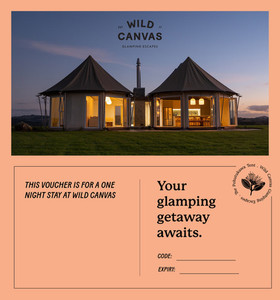 Products: Pōhutukawa Tent - Gift voucher for a one night stay wild-canvas