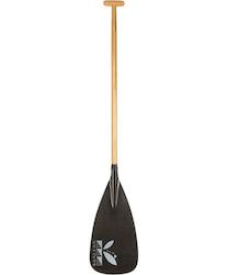 Waka Paddles: Mirror Pond Hybrid Single Bend Waka Ama Steering Blade