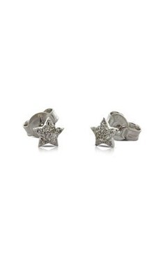 Products: 9ct white gold .12ct diamond star studs from Walker and Hall Jeweller - Walker & Hall