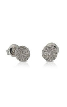 Products: 9ct white gold .20ct diamond cluster studs from Walker and Hall Jeweller - Walker & Hall