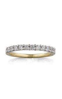 18ct yellow gold .52ct claw set diamond ring from Walker and Hall Jeweller - Wal&hellip;