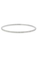 Products: 18ct white gold .83ct round brilliant diamond bangle from Walker and Hall Jeweller - Walker & Hall