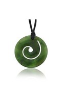 Products: Greenstone koru pendant from Walker and Hall Jeweller - Walker & Hall