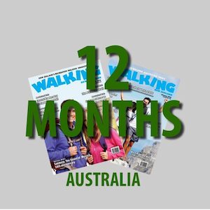 Products: 1 Year PRINT Subscription Australia (12 issues) Walking New Zealand Magazine