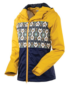 Ladies Dominique Jacket Mustard Walking New Zealand Magazine