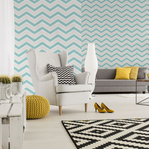 Products: Chevron Teal Wallsorts