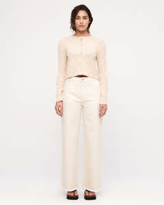 Organic Mid Rise Jean - Coconut
