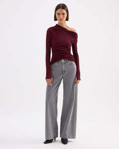 Calvi Boyfriend Jean - Steel