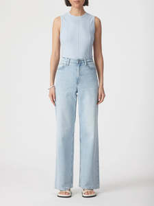 Milla Wide Jeans Long - Faded