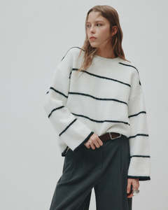 Colter Knit - Black Stripe